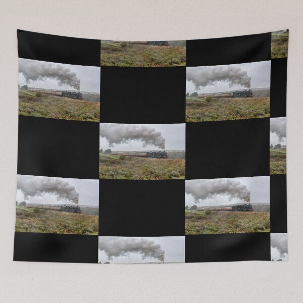 Item preview, LMS Black 5 Number 5828 on a Misty Day on the Moor designed and sold by CharlesMe37091.