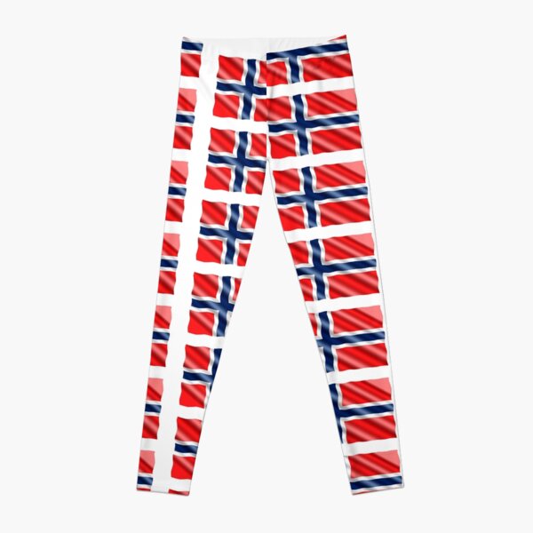 Norway Flag Leggings