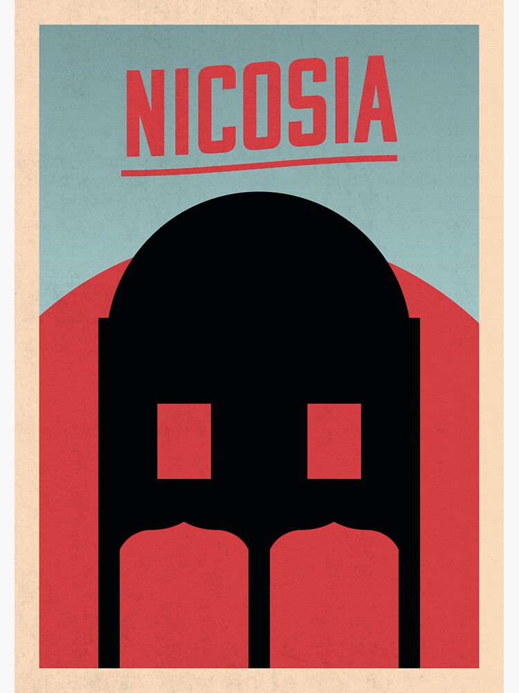 "Nicosia Cyprus Travel" Sticker for Sale by meehowlis Redbubble
