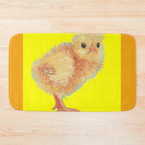 Item preview, Cute chick on yellow background designed and sold by MatsonArtDesign.