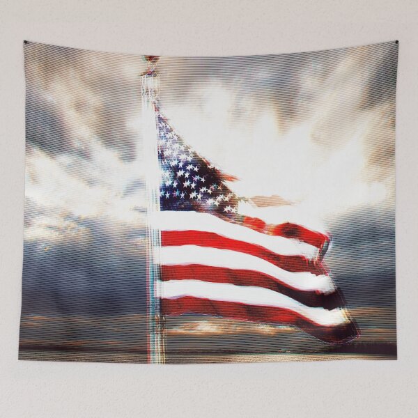 Item preview, US Flag Totally Glitched designed and sold by RoxanneG.