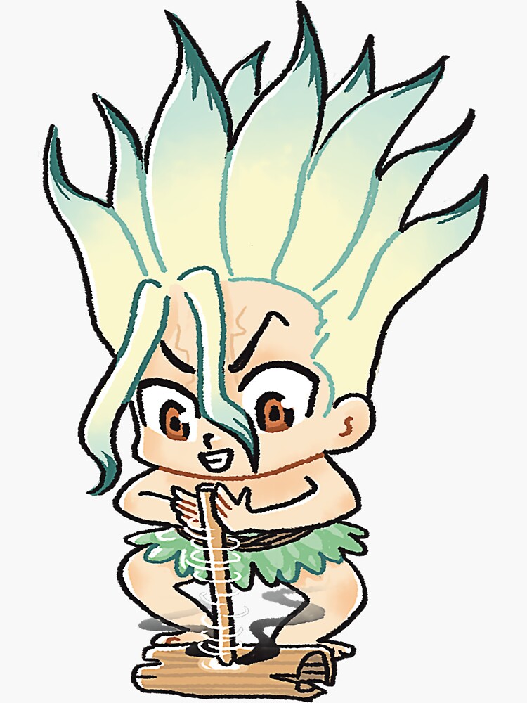 Dr Stone Senku Sticker For Sale By Sherrovall Redbubble 2777