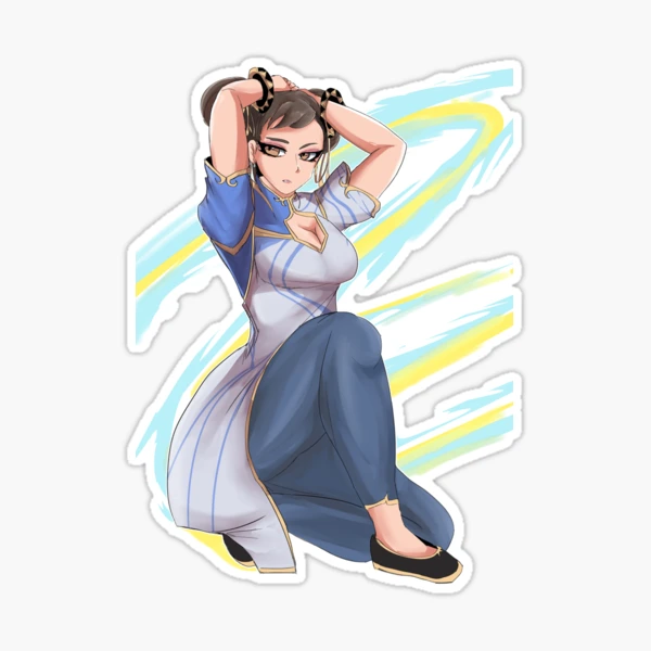 SF6 Cammy stretch Sticker for Sale by jpegarts