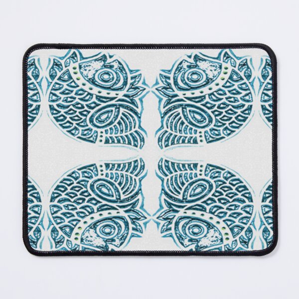 Item preview, Bluefish Wood Block India Pattern   designed and sold by EverettWard.