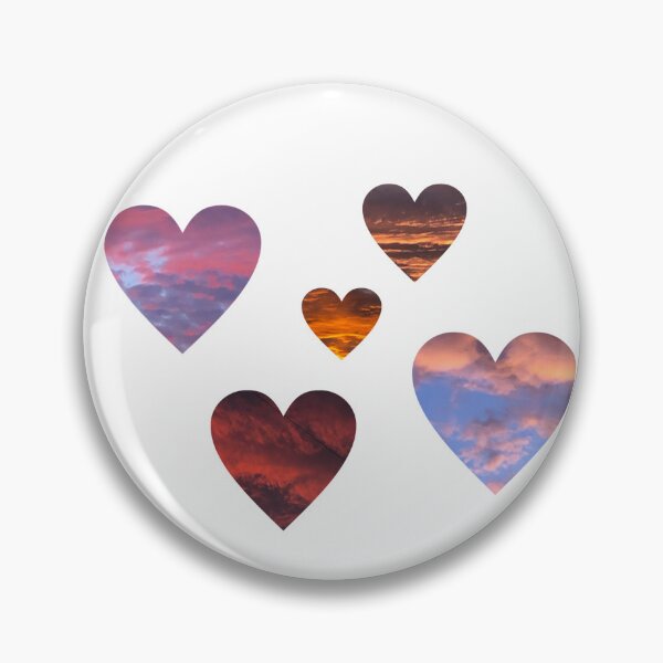 Item preview, Sunset hearts  designed and sold by bloomingstars.