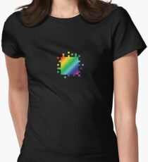 Bitmap Rainbow Women's Fitted T-Shirt