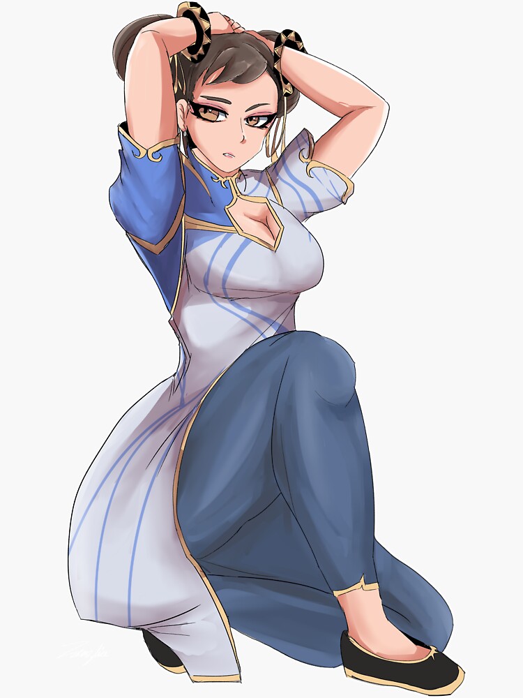 Chun-Li (SF6) Sticker for Sale by zenzlia