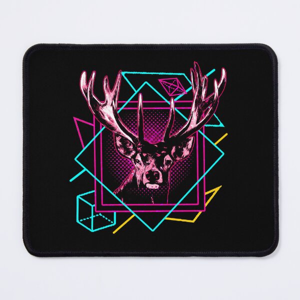 Item preview, Deer with colorful geometric shapes designed and sold by Mila1946.