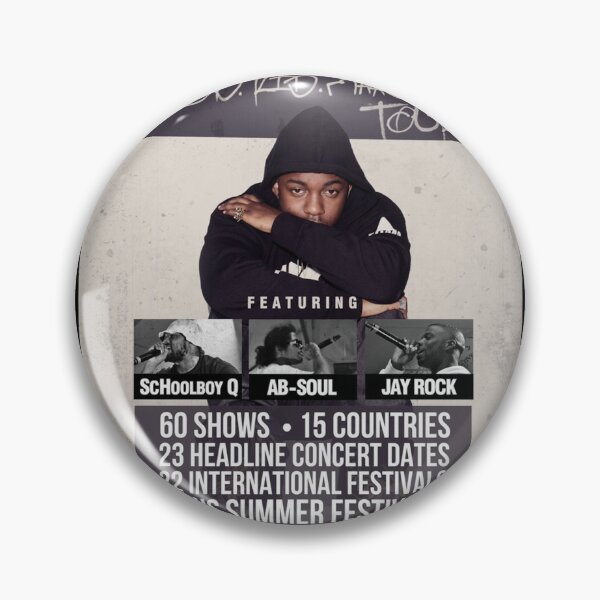 Item preview, GOOD KID MAAD CITY WORLD TOUR 2013 CONCERT vintage Kendrick Lamar designed and sold by Euse bio.