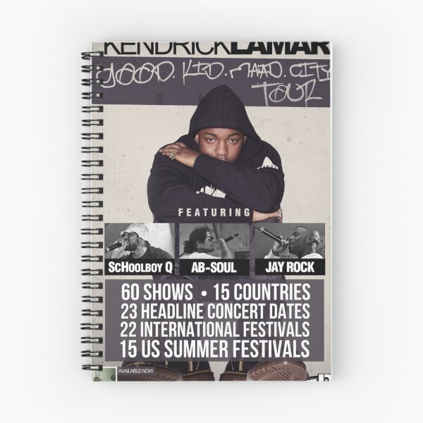 Item preview, GOOD KID MAAD CITY WORLD TOUR 2013 CONCERT vintage Kendrick Lamar designed and sold by Euse bio.