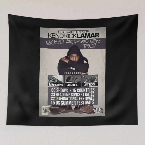 Item preview, GOOD KID MAAD CITY WORLD TOUR 2013 CONCERT vintage Kendrick Lamar designed and sold by Euse bio.