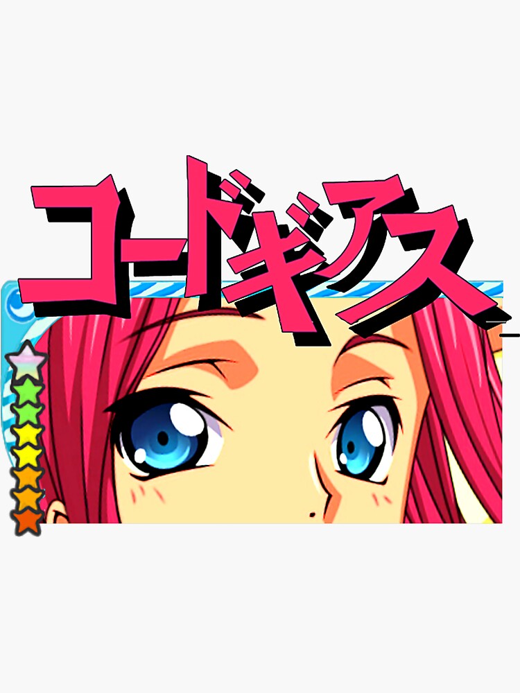 Code Geass Kallen Sticker For Sale By Lenorcey Redbubble 1035