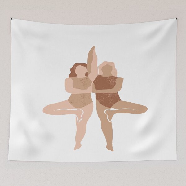 Item preview, Half moon yoga pose designed and sold by SAFREN.