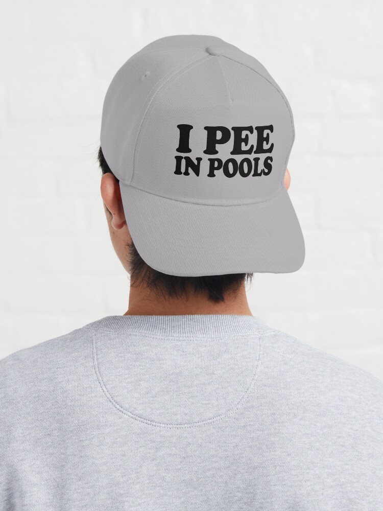 Funny Gift Joke for Friends I Pee in Pools Summer Bucket Hat Men