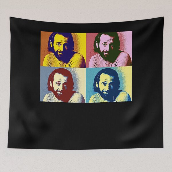 Aperçu de l'œuvre Violet George Carlin Art Pop Artpop Comédien Mort Célébrité Andy Warhol Classique créée et vendue par LynnePadua.