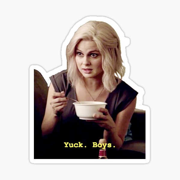 yuck. boys. Sticker