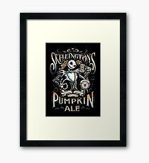 Nightmare Before Christmas - Skellingtons Pumpkin Ale Framed Print