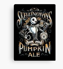 Nightmare Before Christmas - Skellingtons Pumpkin Ale Canvas Print