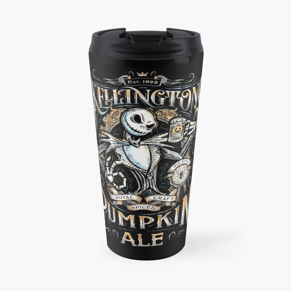 Nightmare Before Christmas - Skellingtons Pumpkin Ale Travel Mug