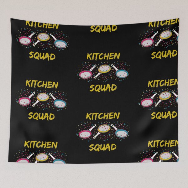 Item preview, Kitchen Squad Yellow Letters Pansexual Meme In Black designed and sold by LuckyKermit.