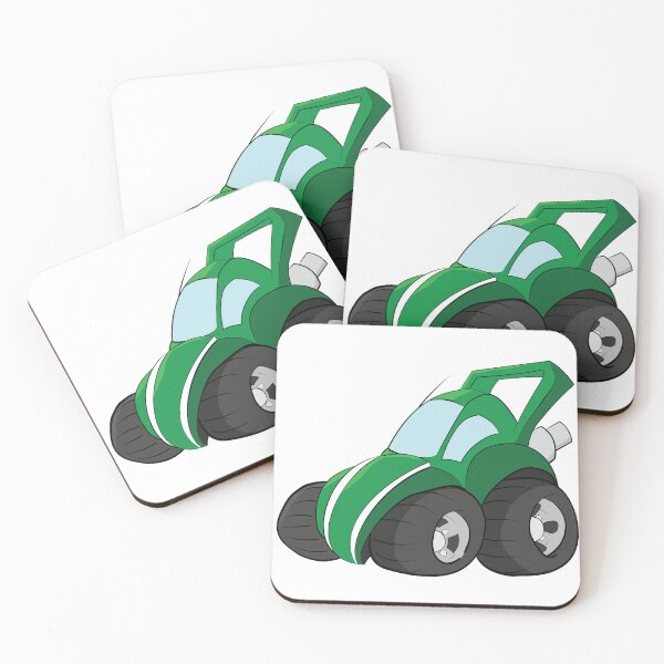 Item preview, Cartoon Green Hatchback designed and sold by ETVdesign.