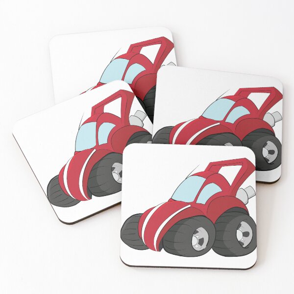 Item preview, Cartoon Red Hatchback designed and sold by ETVdesign.