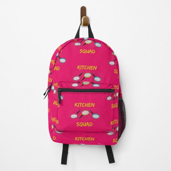 Item preview, Kitchen Squad Yellow Letters Pansexual Meme In Dark Pink designed and sold by LuckyKermit.