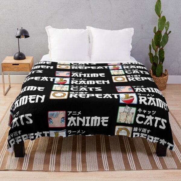 Item preview, Anime Ramen Cats Repeat Japanese Manga Gift  designed and sold by JohnSanta47437.