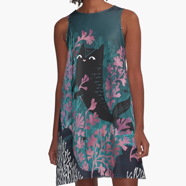 Undersea A-Line Dress