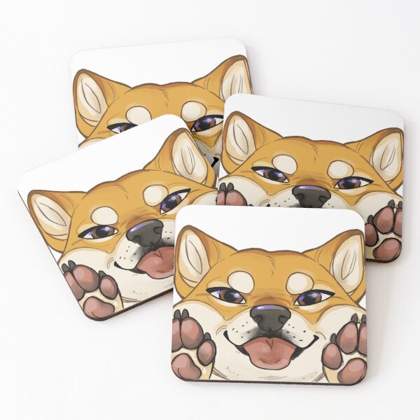 Item preview, Shiba inu peeker peek car sticker designed and sold by evasolo.