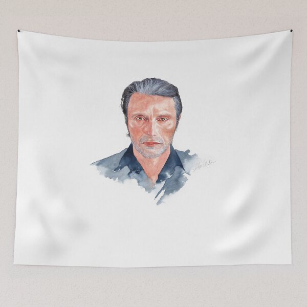 Item preview, Beautiful Model Mads Actor Mikkelsen Gift Music Fans designed and sold by QuintenVang.