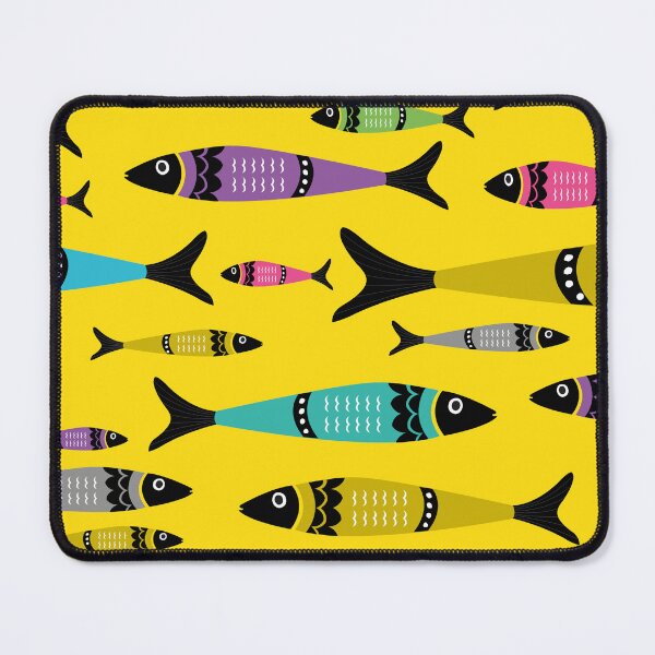 Item preview, Colorful Sardine Fish Print designed and sold by thelake-goose.
