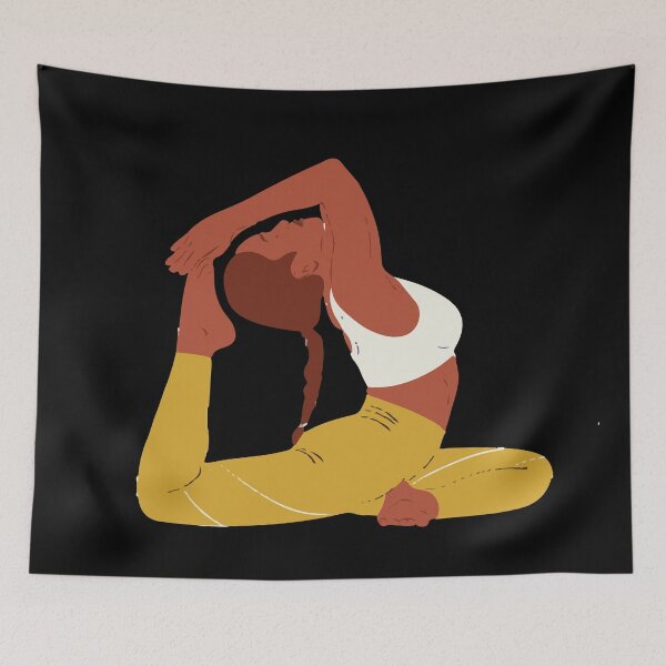 Item preview, Half moon yoga pose designed and sold by SAFREN.