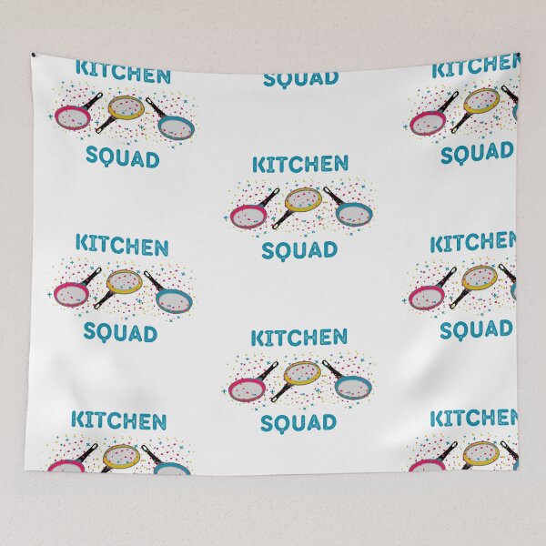 Item preview, Kitchen Squad With Blue Letters Pansexual Meme designed and sold by LuckyKermit.