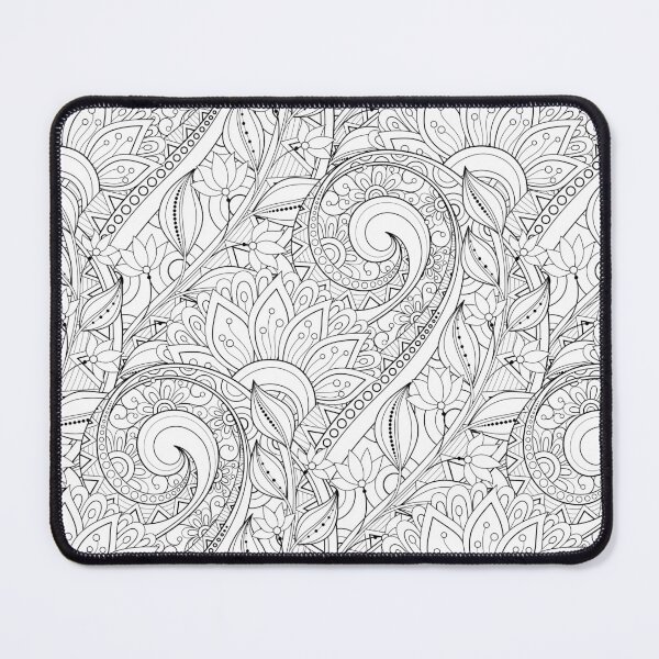 Item preview, Floral Pattern in Paisley Garden Indian Style designed and sold by lissantee.