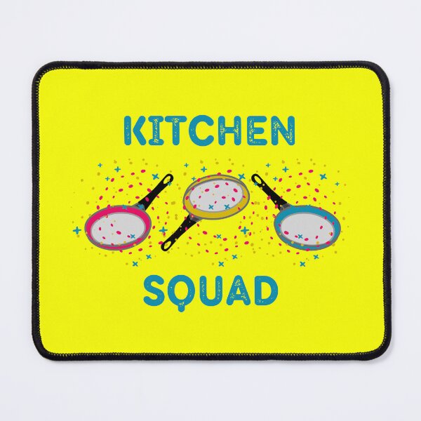 Item preview, Kitchen Squad With Blue Letters Pansexual Meme In Yellow designed and sold by LuckyKermit.