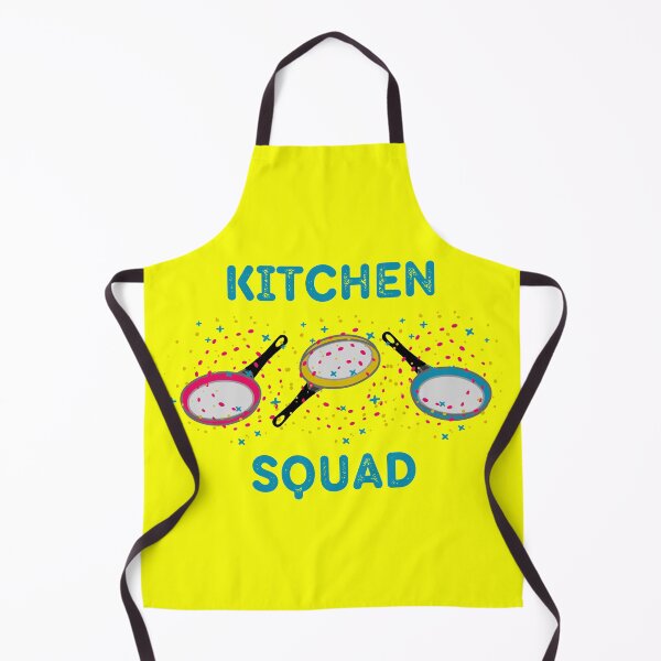 Item preview, Kitchen Squad With Blue Letters Pansexual Meme In Yellow designed and sold by LuckyKermit.