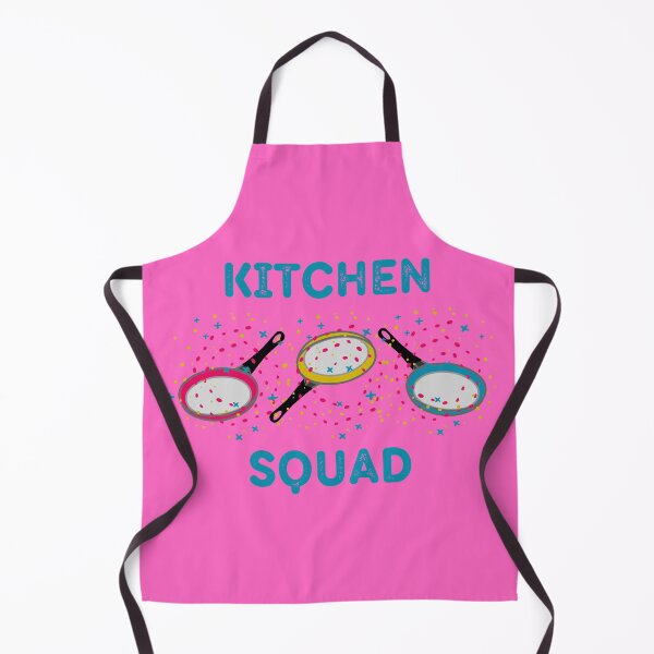Item preview, Kitchen Squad With Blue Letters Pansexual Meme In Pink designed and sold by LuckyKermit.