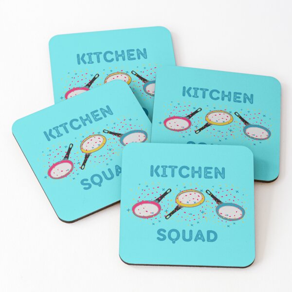 Item preview, Kitchen Squad With Blue Letters Pansexual Meme In Cyan designed and sold by LuckyKermit.