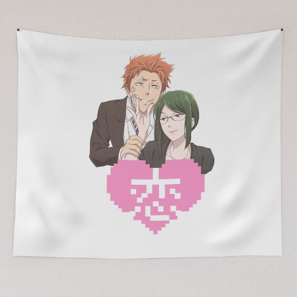 Item preview, Wotakoi: Love Is Hard for Otaku - Hanako and Tarō  designed and sold by Teetrands.
