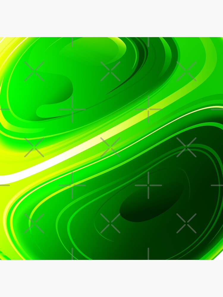 Unusual abstract green sphere by andrey-art
