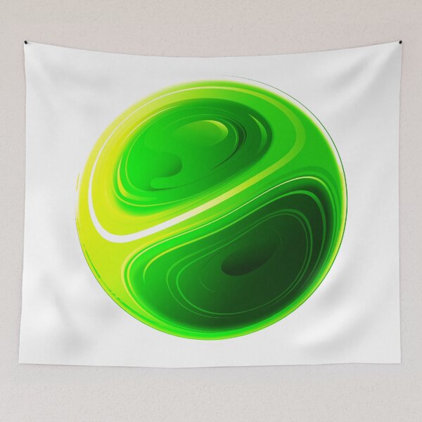 Item preview, Unusual abstract green sphere designed and sold by Andrey Prokopenko.