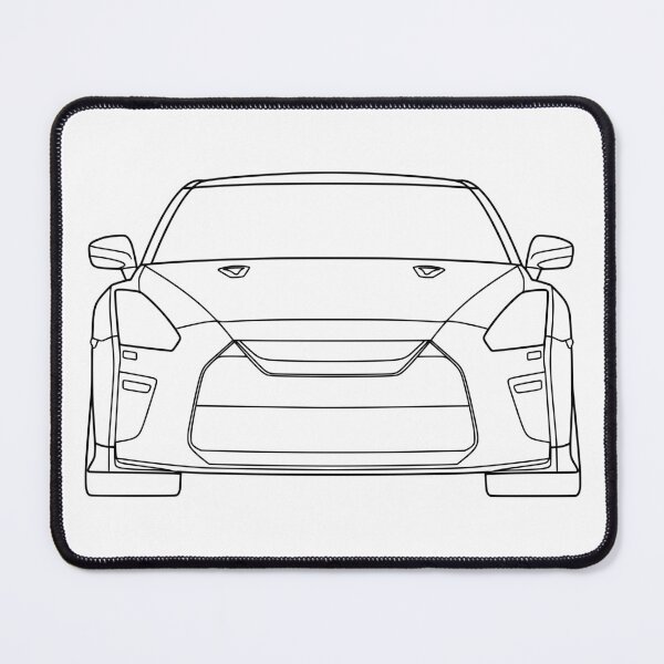 Item preview, Nissan GTR R35 2017 black lines designed and sold by EdimDesign.