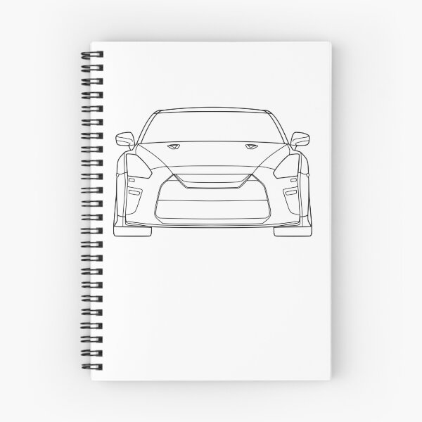 Item preview, Nissan GTR R35 2017 black lines designed and sold by EdimDesign.