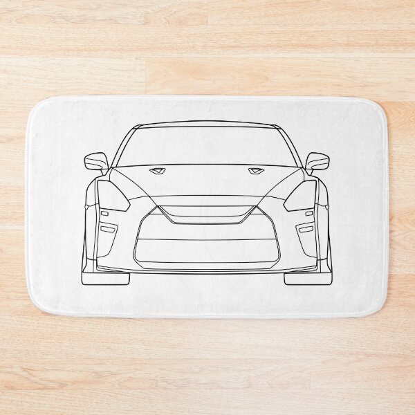 Item preview, Nissan GTR R35 2017 black lines designed and sold by EdimDesign.