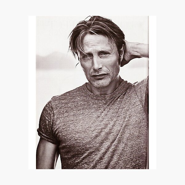 Item preview, Funny Gifts Mikkelsen Danish Mads Actor  Retro Wave designed and sold by QuintenVang.