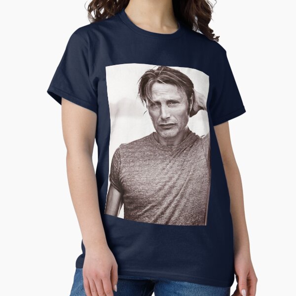 Item preview, Funny Gifts Mikkelsen Danish Mads Actor  Retro Wave designed and sold by QuintenVang.