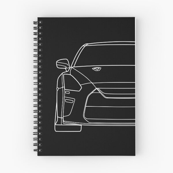 Item preview, Nissan GTR R35 2017 white lines designed and sold by EdimDesign.