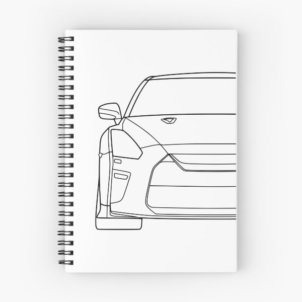 Item preview, Nissan GTR R35 2017 black lines designed and sold by EdimDesign.