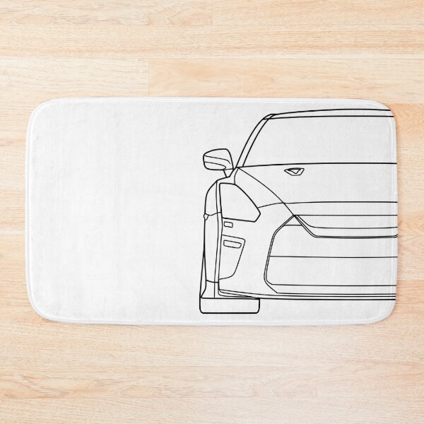 Item preview, Nissan GTR R35 2017 black lines designed and sold by EdimDesign.